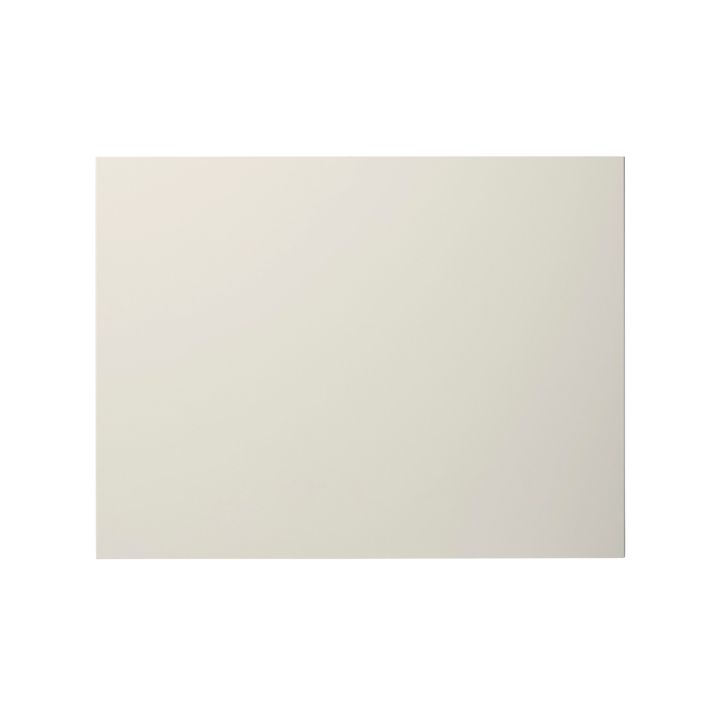 GoodHome Stevia Gloss cream Appliance Cabinet door (W)600mm (H)453mm (T)18mm