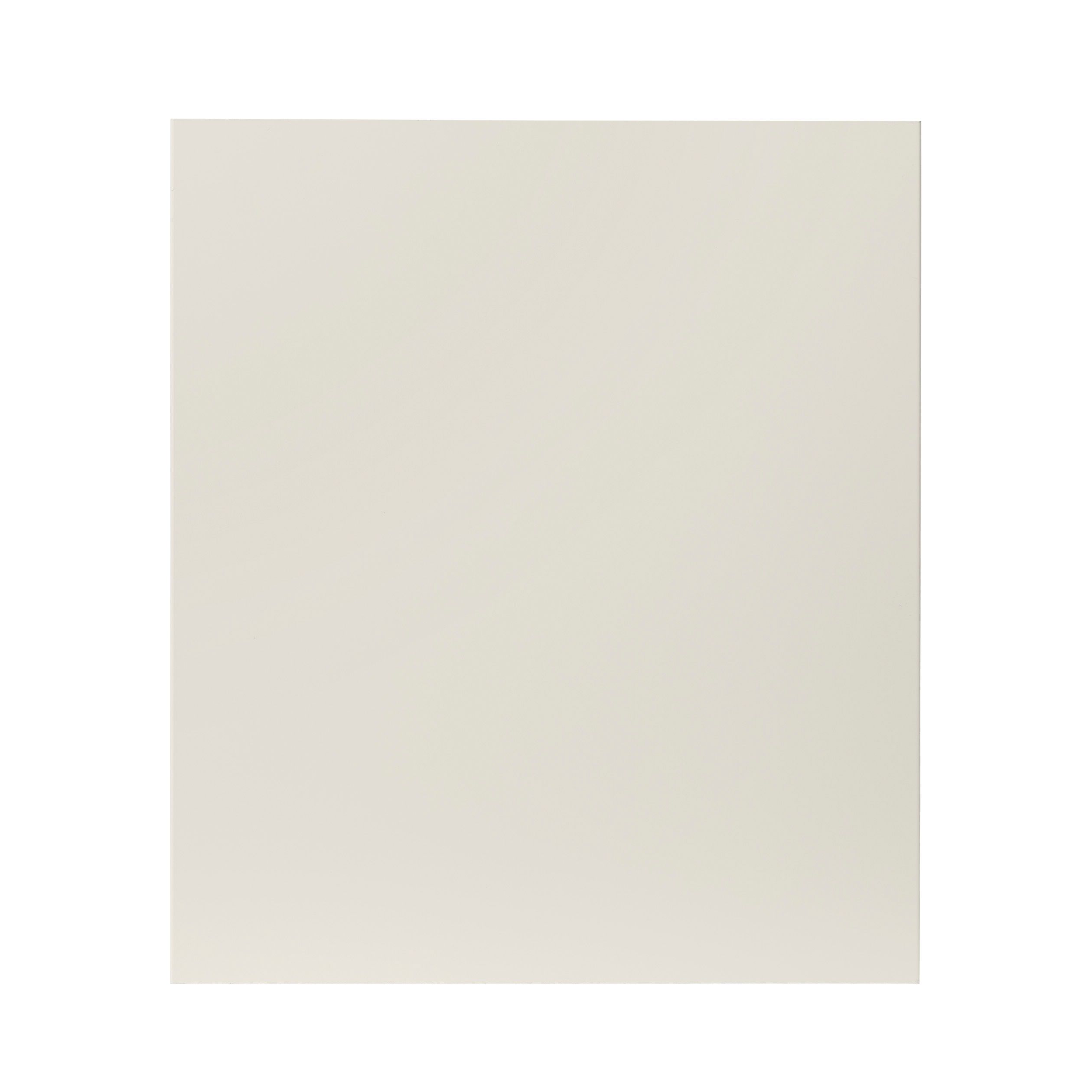 GoodHome Stevia Gloss cream Appliance Cabinet door (W)600mm (H)687mm (T)18mm
