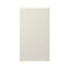 GoodHome Stevia Gloss cream Door & drawer, (W)400mm (H)715mm (T)18mm