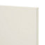 GoodHome Stevia Gloss cream Drawer front, bridging door & bi fold door, (W)600mm (H)356mm (T)18mm