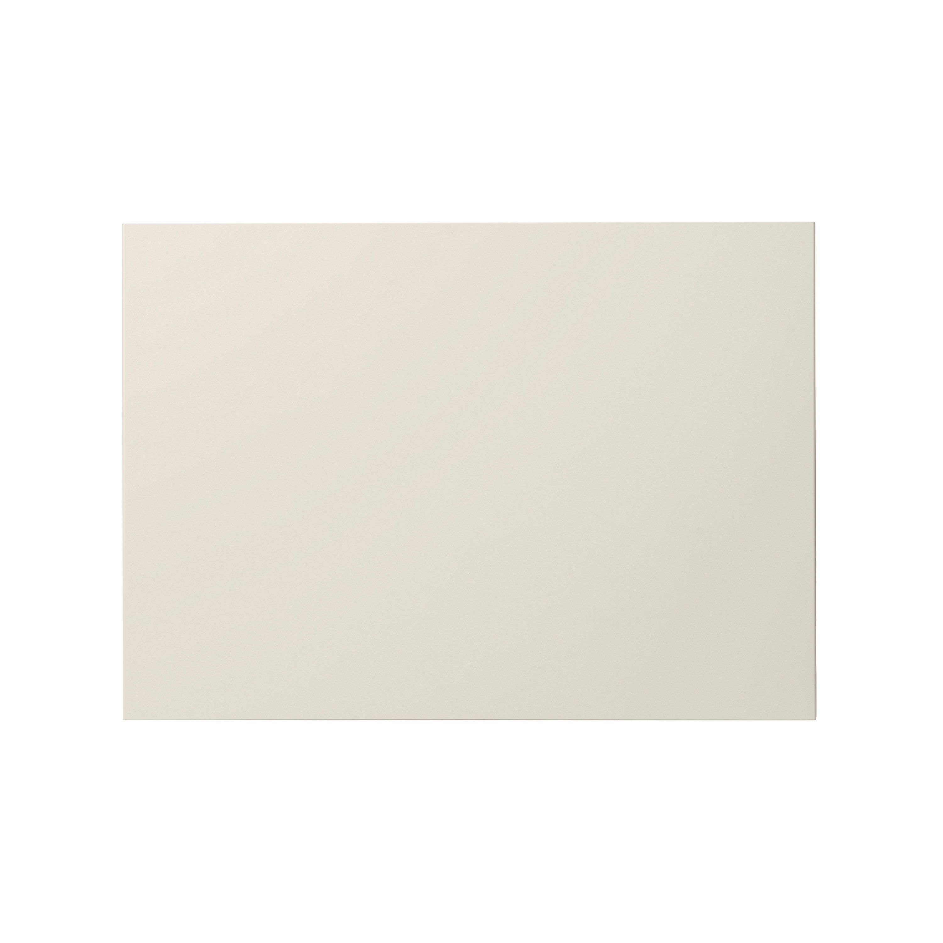 GoodHome Stevia Gloss cream Slab 2 drawer front, bridging door & bi fold door 500mm