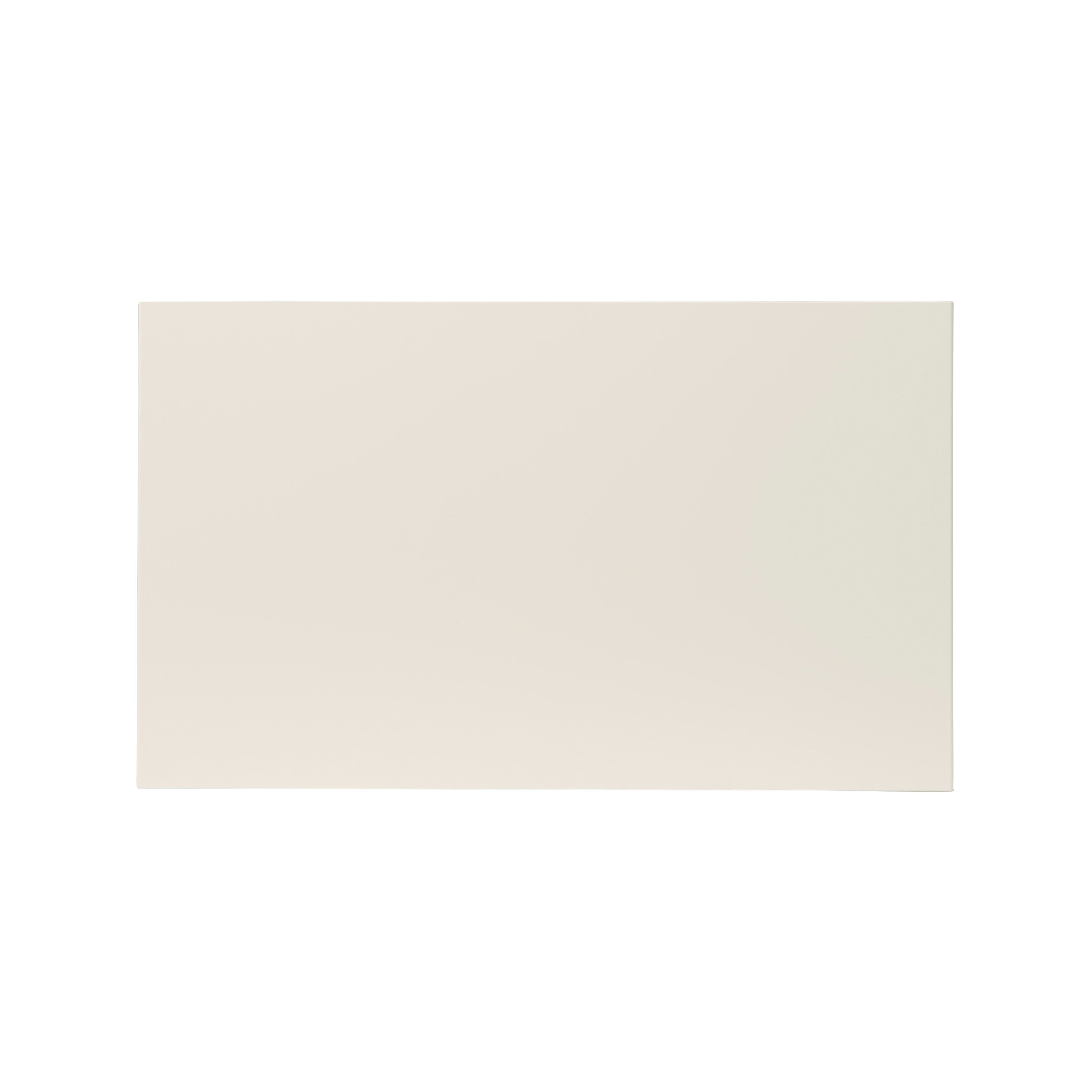 GoodHome Stevia Gloss cream Slab 2 drawer front, bridging door & bi fold door 600mm