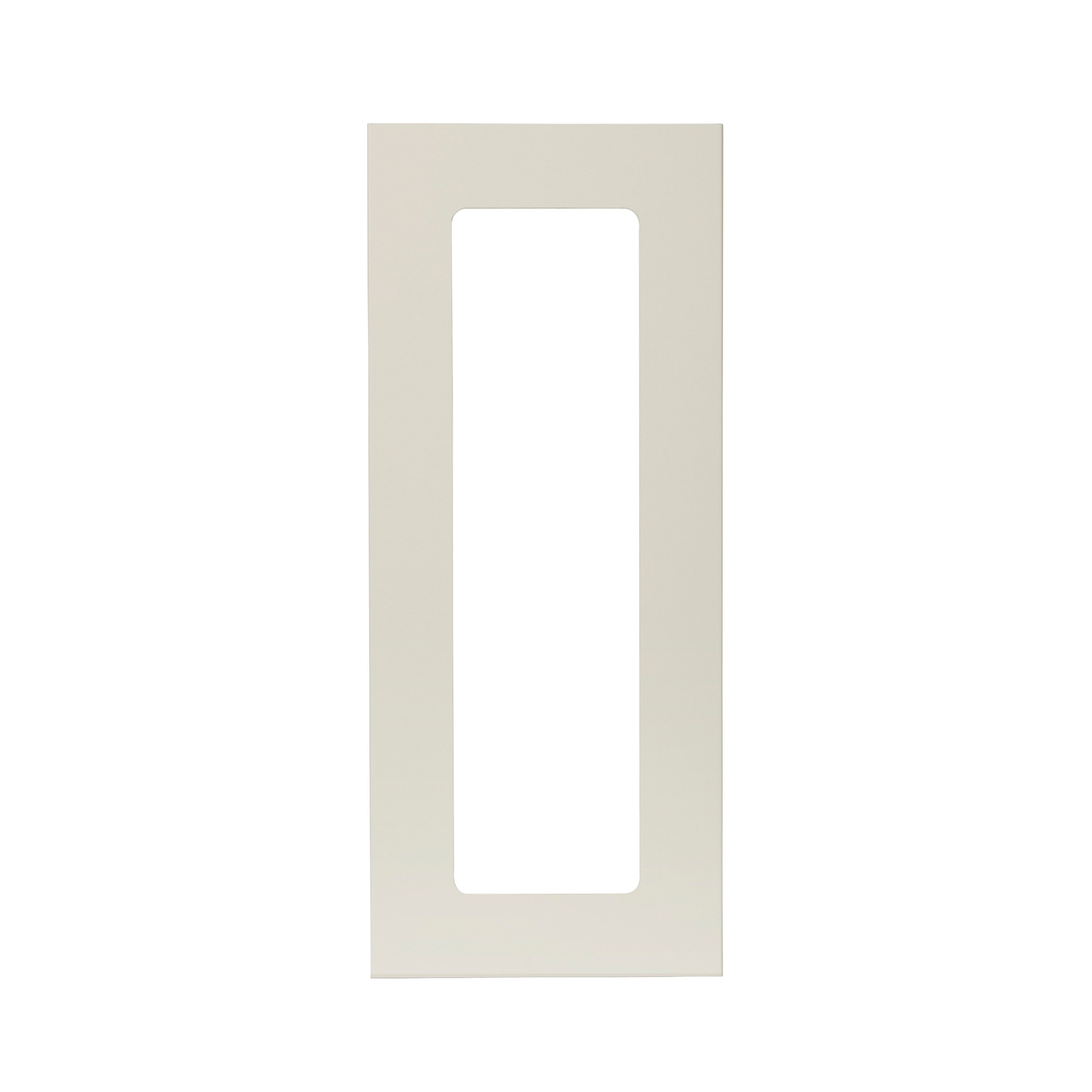 GoodHome Stevia Gloss cream slab Glazed Cabinet door (W)300mm (H)715mm (T)18mm