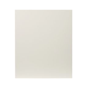 GoodHome Stevia Gloss cream slab Gloss cream Highline Cabinet door (W)600mm (H)715mm (T)18mm