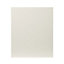 GoodHome Stevia Gloss cream slab Highline Cabinet door (W)600mm (H)715mm (T)18mm