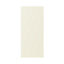 GoodHome Stevia Gloss cream slab Standard Wall End panel (H)720mm (W)320mm