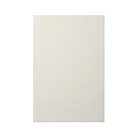 GoodHome Stevia Gloss cream slab Tall wall Cabinet door (W)600mm (H)895mm (T)18mm