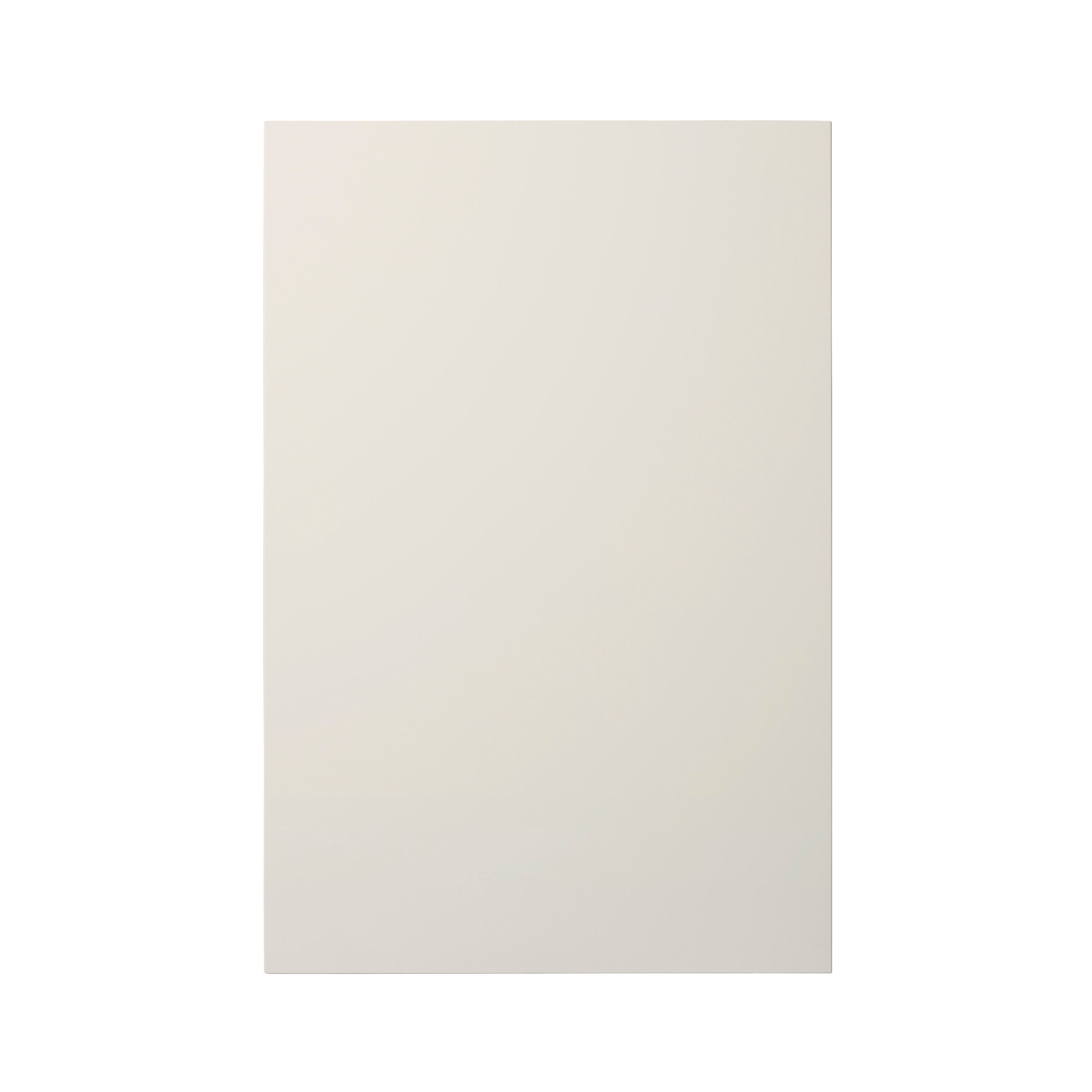 GoodHome Stevia Gloss cream slab Tall wall Cabinet door (W)600mm (H ...