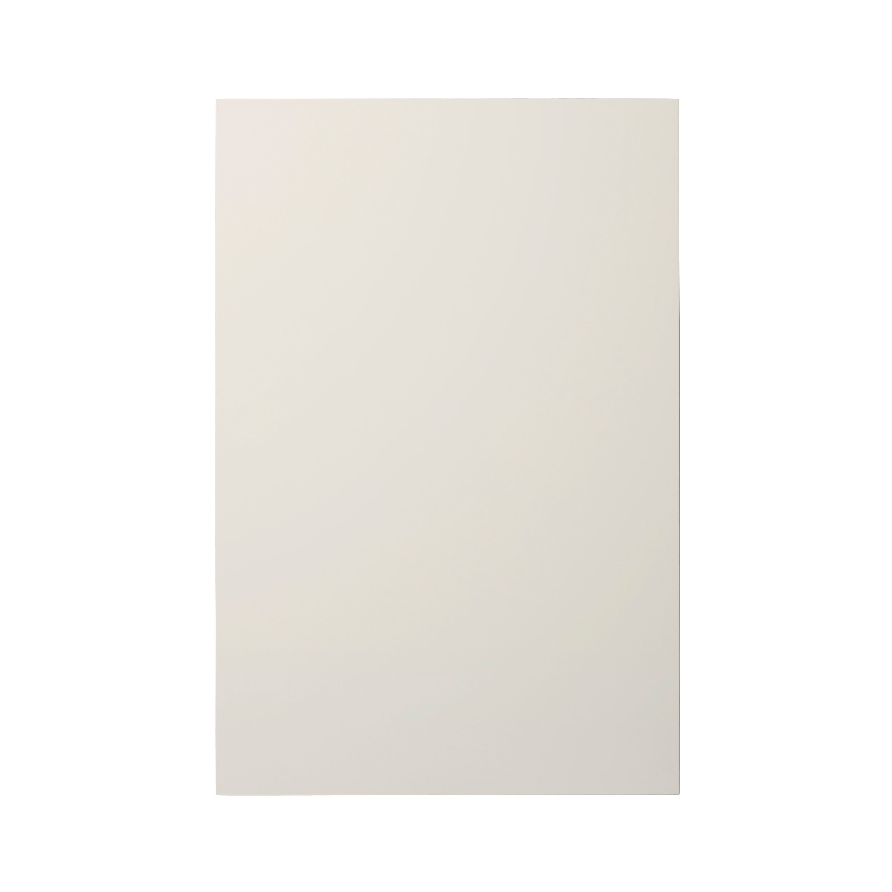 GoodHome Stevia Gloss cream Tall wall Cabinet door (W)600mm (H)895mm (T)18mm