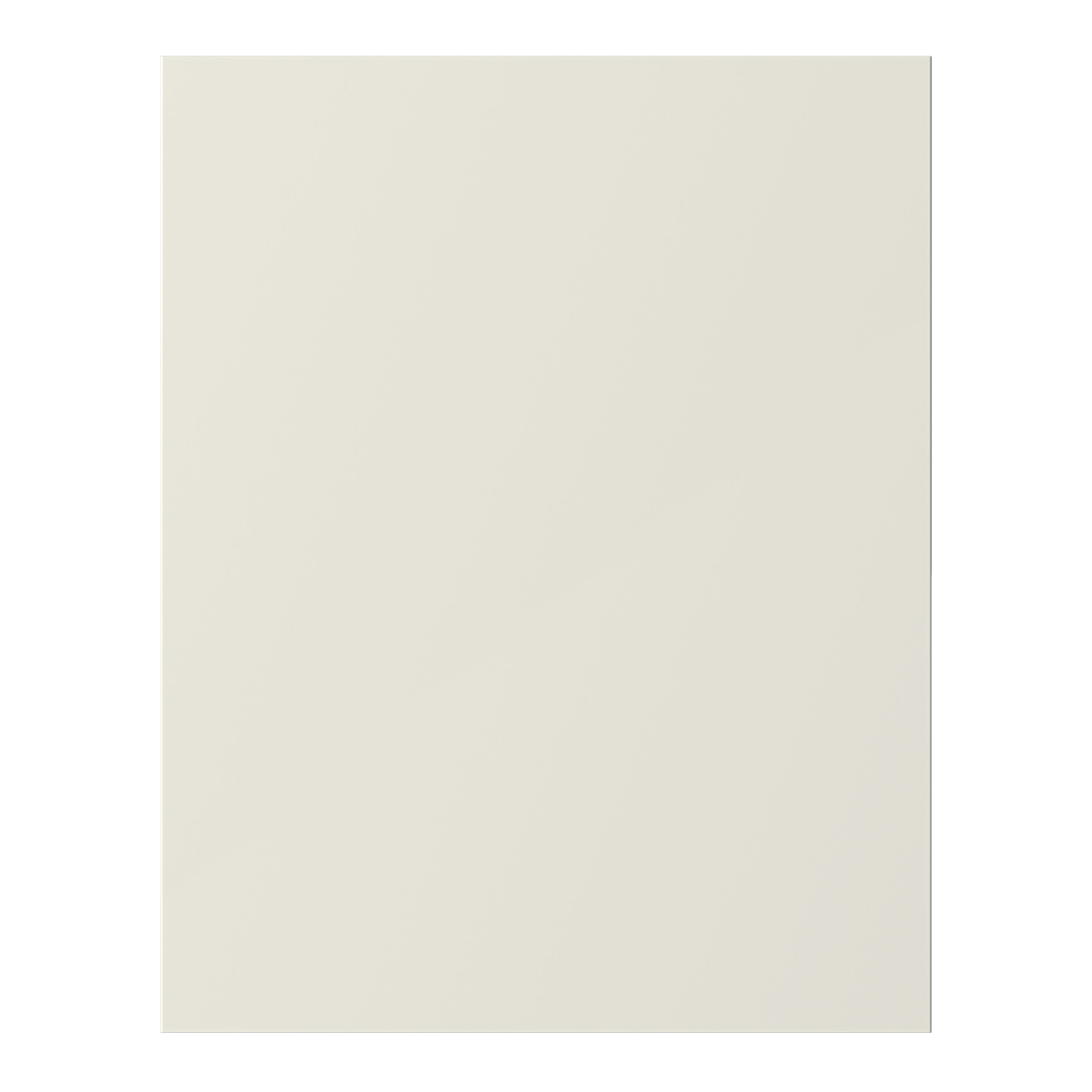 GoodHome Stevia Gloss cream wood effect Slab Blanking panel (H)715mm (W)595mm