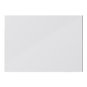 GoodHome Stevia Gloss grey Drawer front, bridging door & bi fold door, (W)500mm (H)356mm (T)18mm