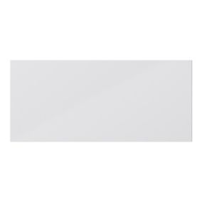 GoodHome Stevia Gloss grey Drawer front, bridging door & bi fold door, (W)800mm (H)356mm (T)18mm