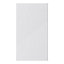 GoodHome Stevia Gloss grey Drawerline door & drawer front, (W)400mm (H)715mm (T)18mm