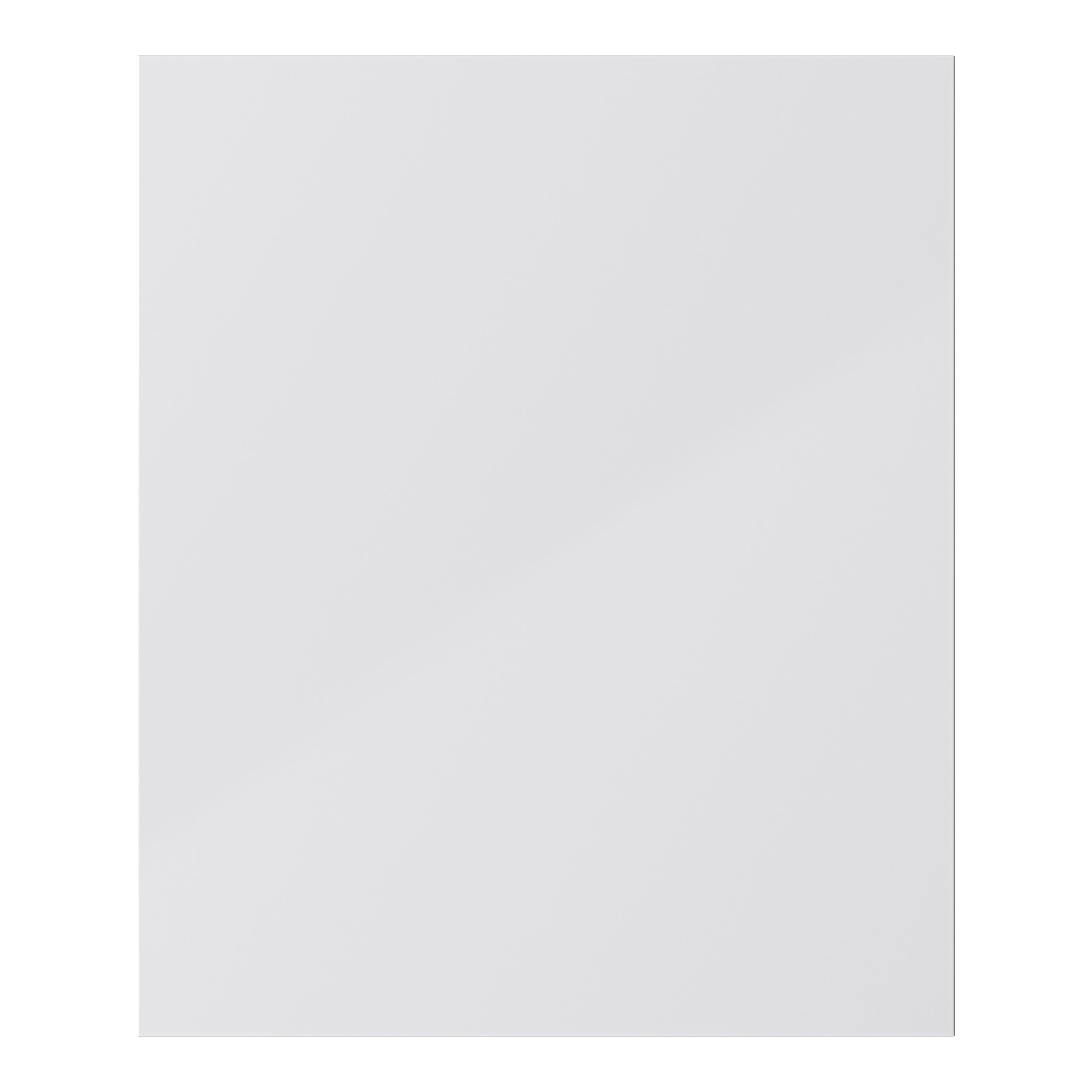 GoodHome Stevia Gloss grey Slab Drawer front, Pack of 3 (H)715mm (W)597mm (T)18mm