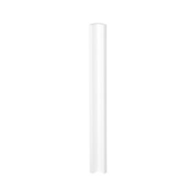 GoodHome Stevia Gloss grey slab Gloss grey Standard Corner post, (W)59mm