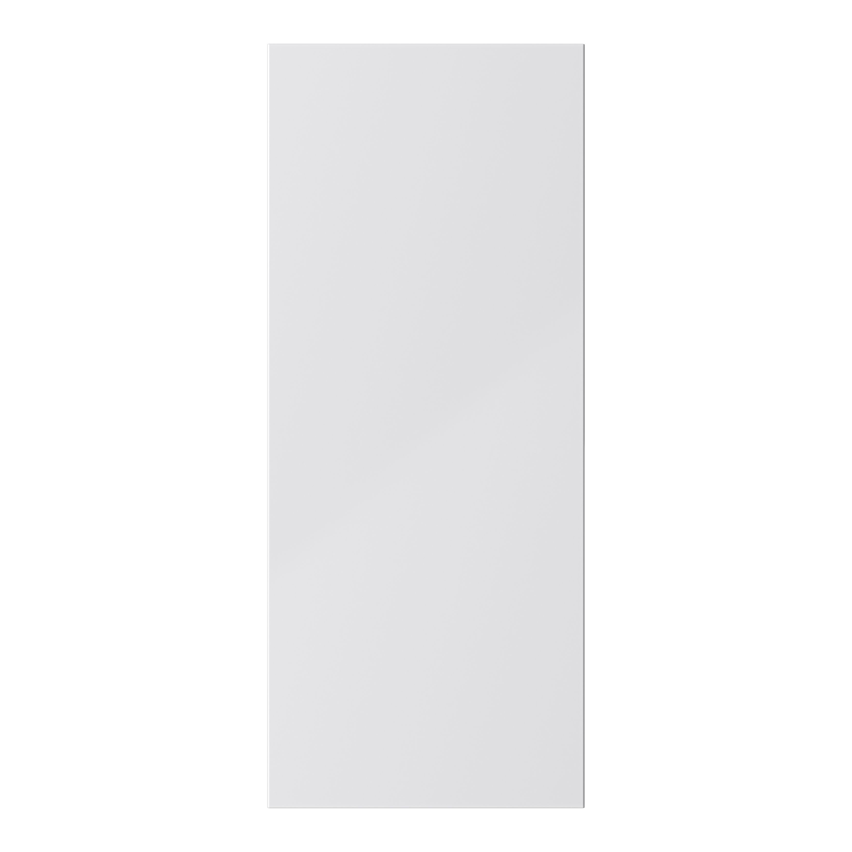 GoodHome Stevia Gloss grey Slab Highline Cabinet door (W)300mm (H)715mm (T)18mm