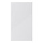 GoodHome Stevia Gloss grey slab Multi drawer front (W)400mm, Pack of 4