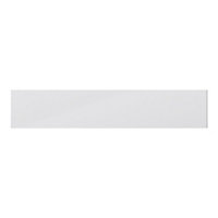 GoodHome Stevia Gloss grey slab Standard Appliance Filler panel (H)115mm (W)597mm