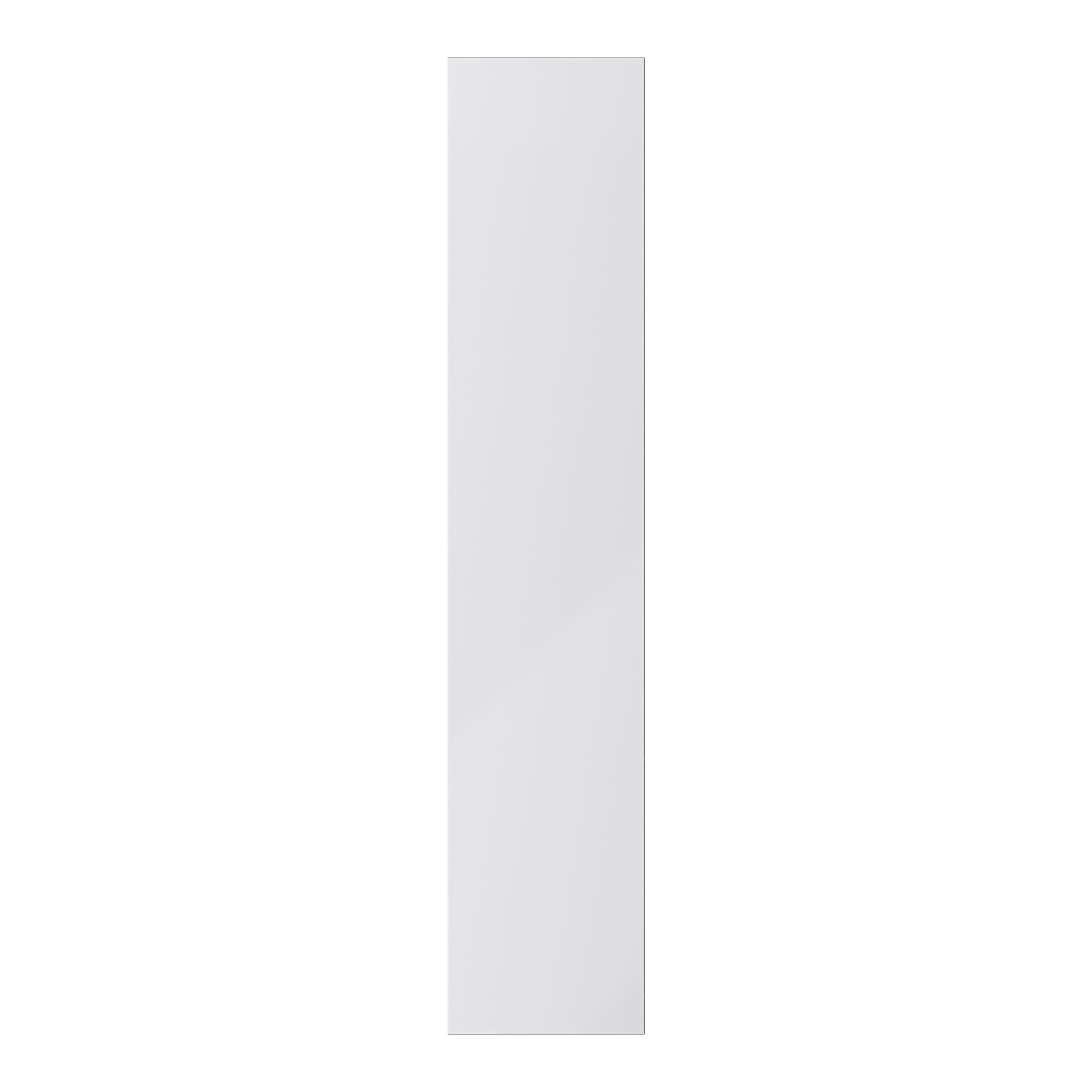 GoodHome Stevia Gloss grey slab Tall larder Cabinet door (W)300mm (H)1467mm (T)18mm