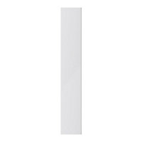 GoodHome Stevia Gloss grey slab Tall wall Cabinet door (W)150mm (H)895mm (T)18mm