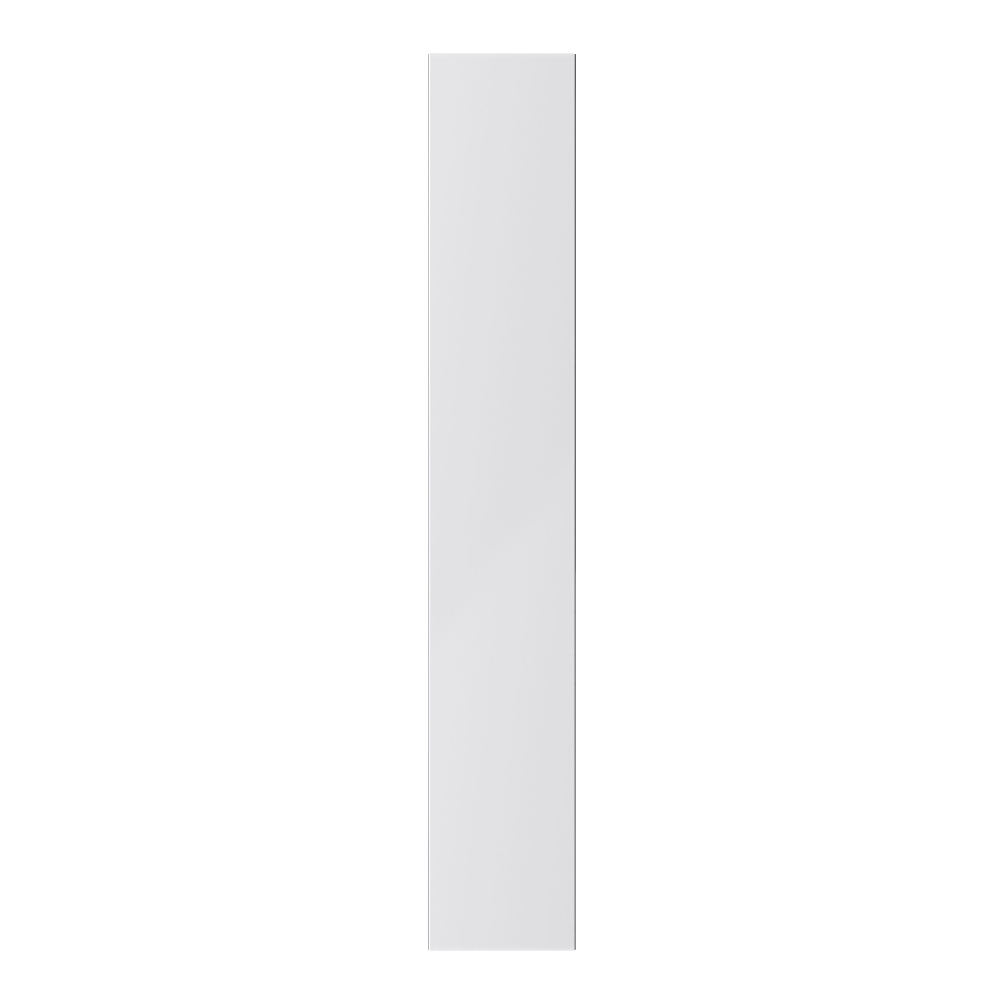 GoodHome Stevia Gloss grey Slab Tall wall Cabinet door (W)150mm (H)895mm (T)18mm