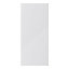 GoodHome Stevia Gloss grey slab Tall wall Cabinet door (W)400mm (H)895mm (T)18mm