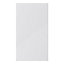 GoodHome Stevia Gloss grey slab Tall wall Cabinet door (W)500mm (H)895mm (T)18mm