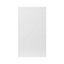 GoodHome Stevia Gloss white Door & drawer, (W)400mm (H)715mm (T)18mm