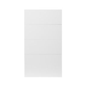 GoodHome Stevia Gloss white Multi drawer front, Pack of 1 (H)715mm (W)397mm (T)18mm