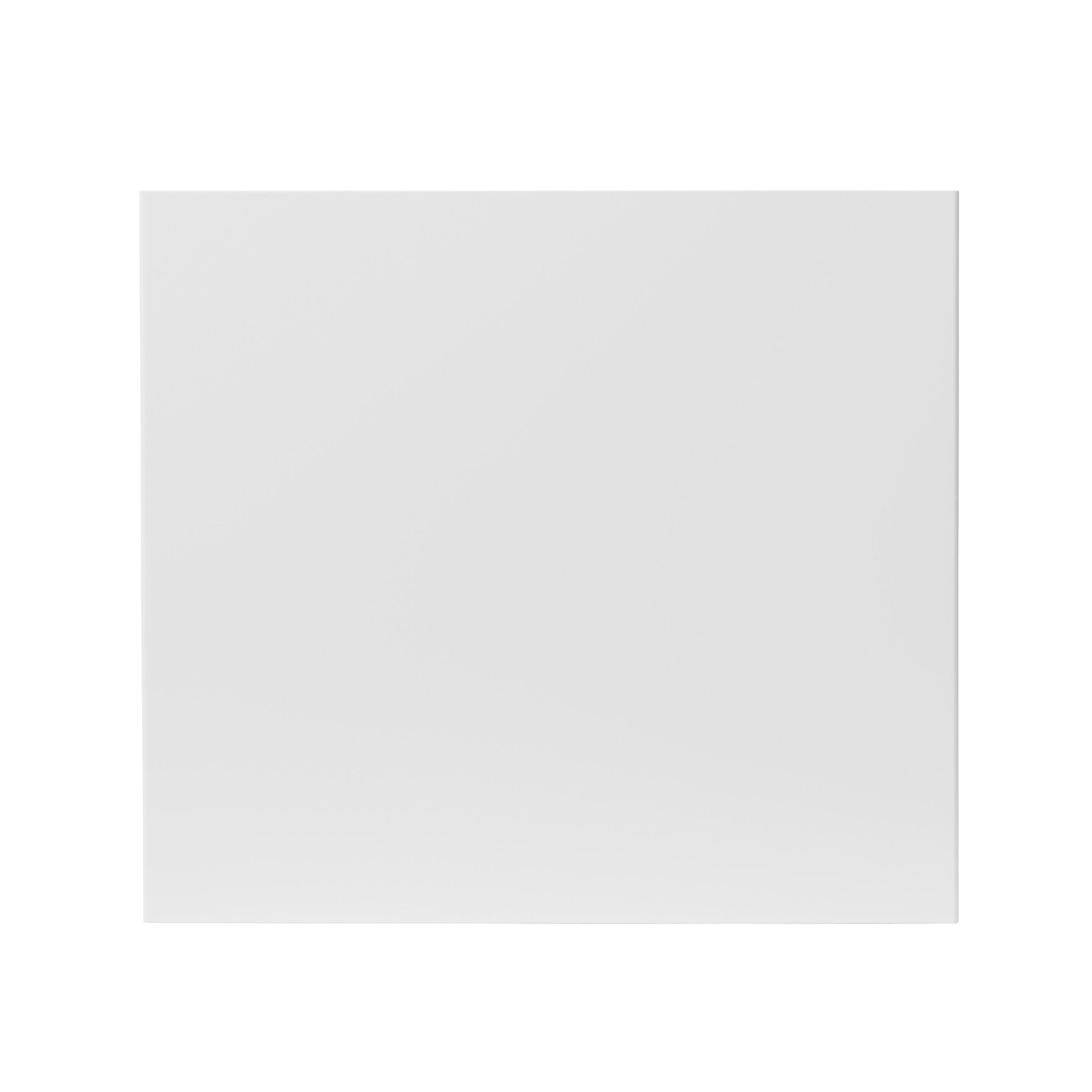GoodHome Stevia Gloss white Slab 2 drawer front, bridging door & bi-fold door 400mm