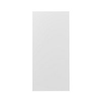 GoodHome Stevia Gloss white slab 70:30 Larder Cabinet door (W)600mm (H)1287mm (T)18mm