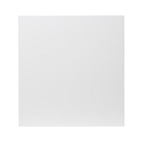 GoodHome Stevia Gloss white slab Appliance Cabinet door (W)600mm (H)626mm (T)18mm