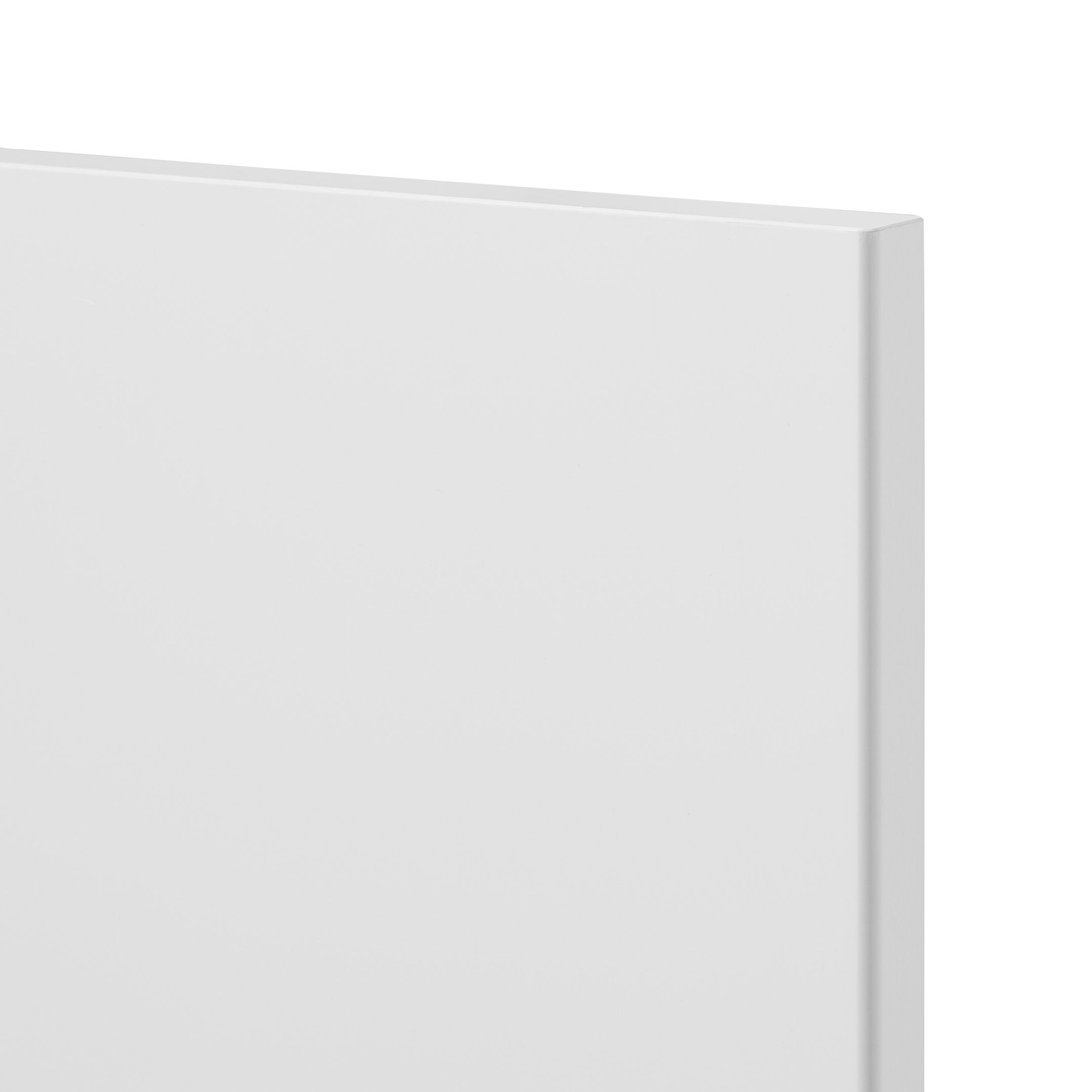GoodHome Stevia Gloss white Slab Appliance Cabinet door (W)600mm (H)626mm (T)18mm