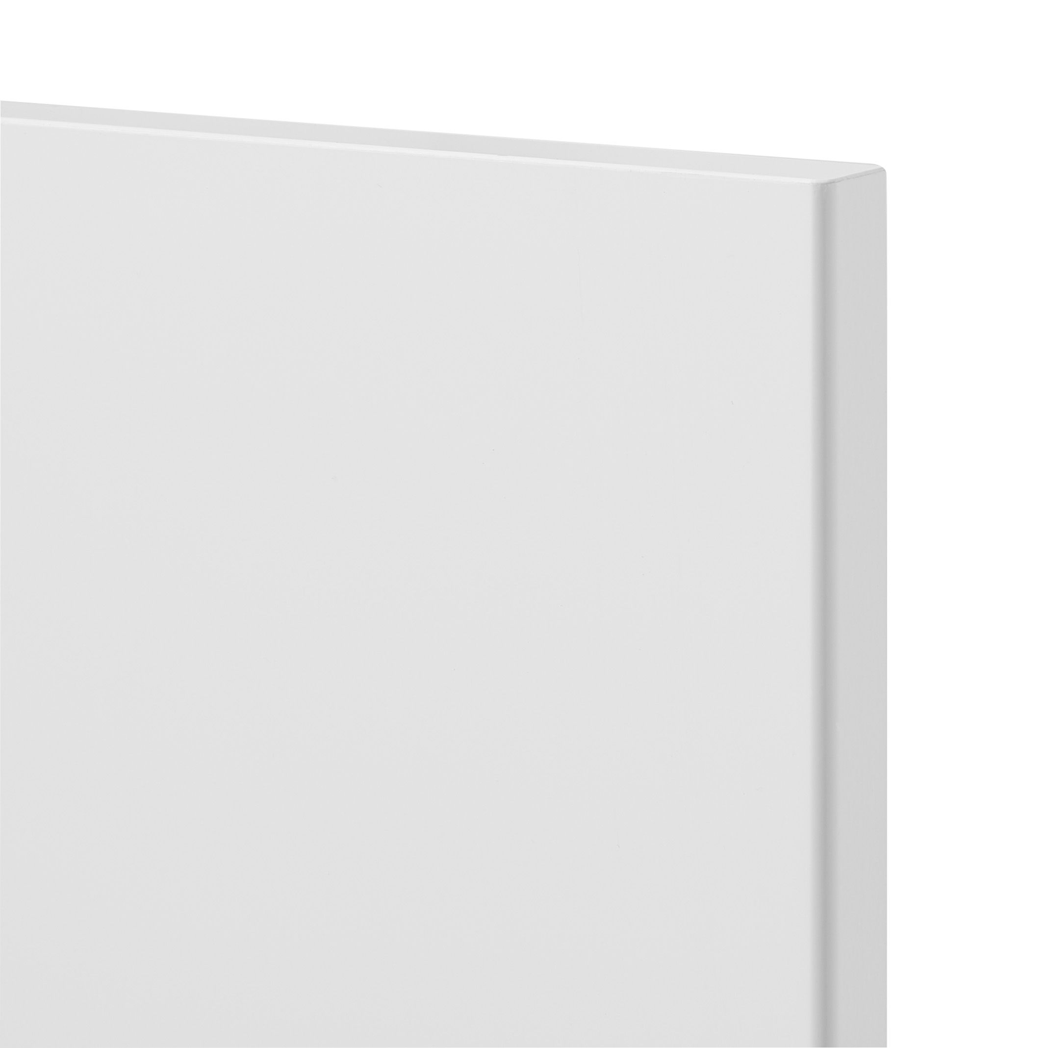 GoodHome Stevia Gloss white Slab Door & drawer 600mm