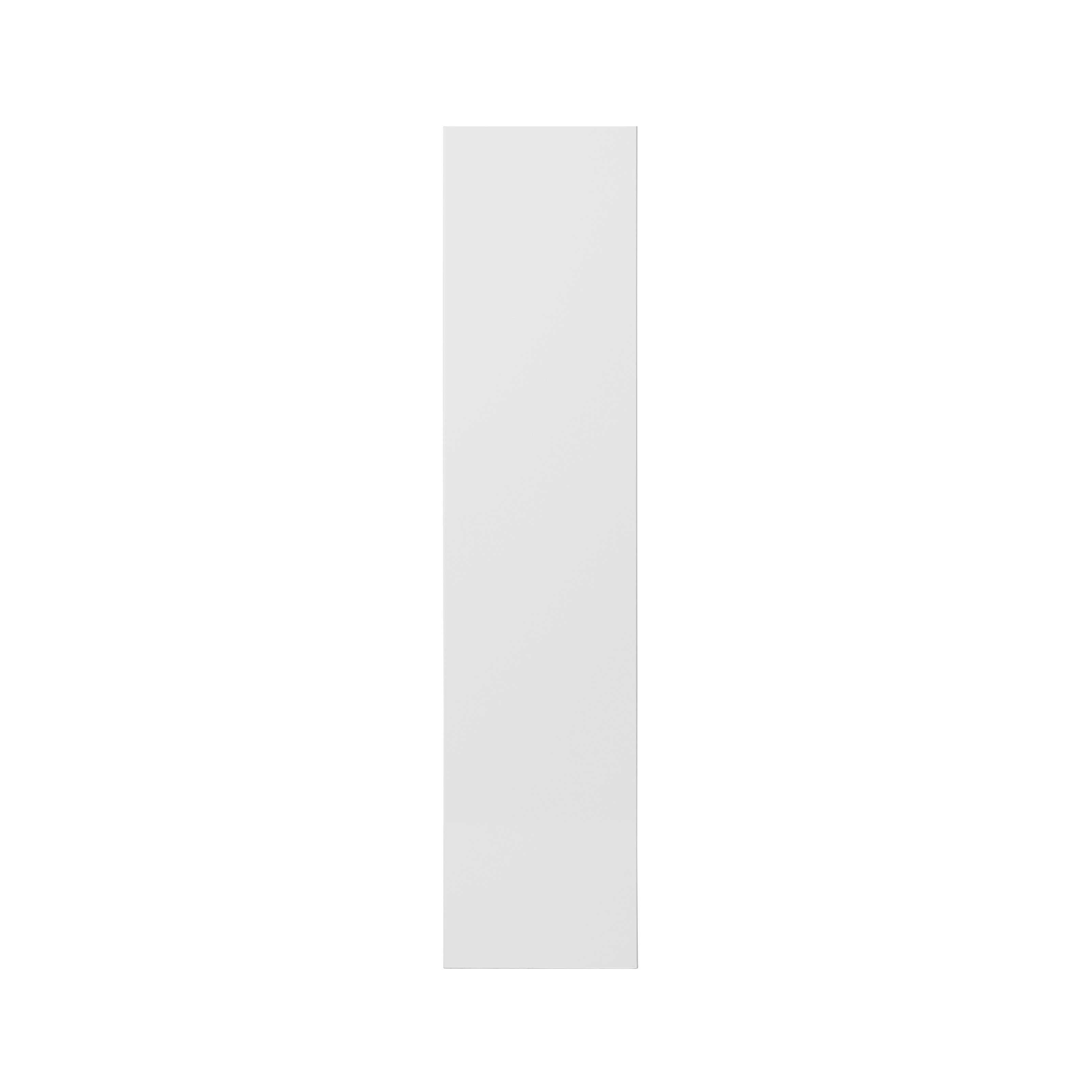 GoodHome Stevia Gloss white Slab Larder Cabinet door (W)300mm (H)1287mm (T)18mm