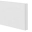 GoodHome Stevia Gloss white slab Standard Appliance Filler panel (H)115mm (W)597mm