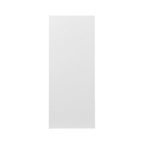 GoodHome Stevia Gloss white slab Tall larder Cabinet door (W)600mm (H)1467mm (T)18mm