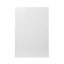 GoodHome Stevia Gloss white slab Tall wall Cabinet door (W)600mm (H)895mm (T)18mm
