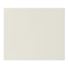 GoodHome Stevia Innovo handleless gloss cream slab Drawer front, bridging door & bi fold door, (W)400mm