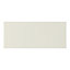 GoodHome Stevia Innovo handleless gloss cream slab Drawer front, bridging door & bi fold door, (W)800mm