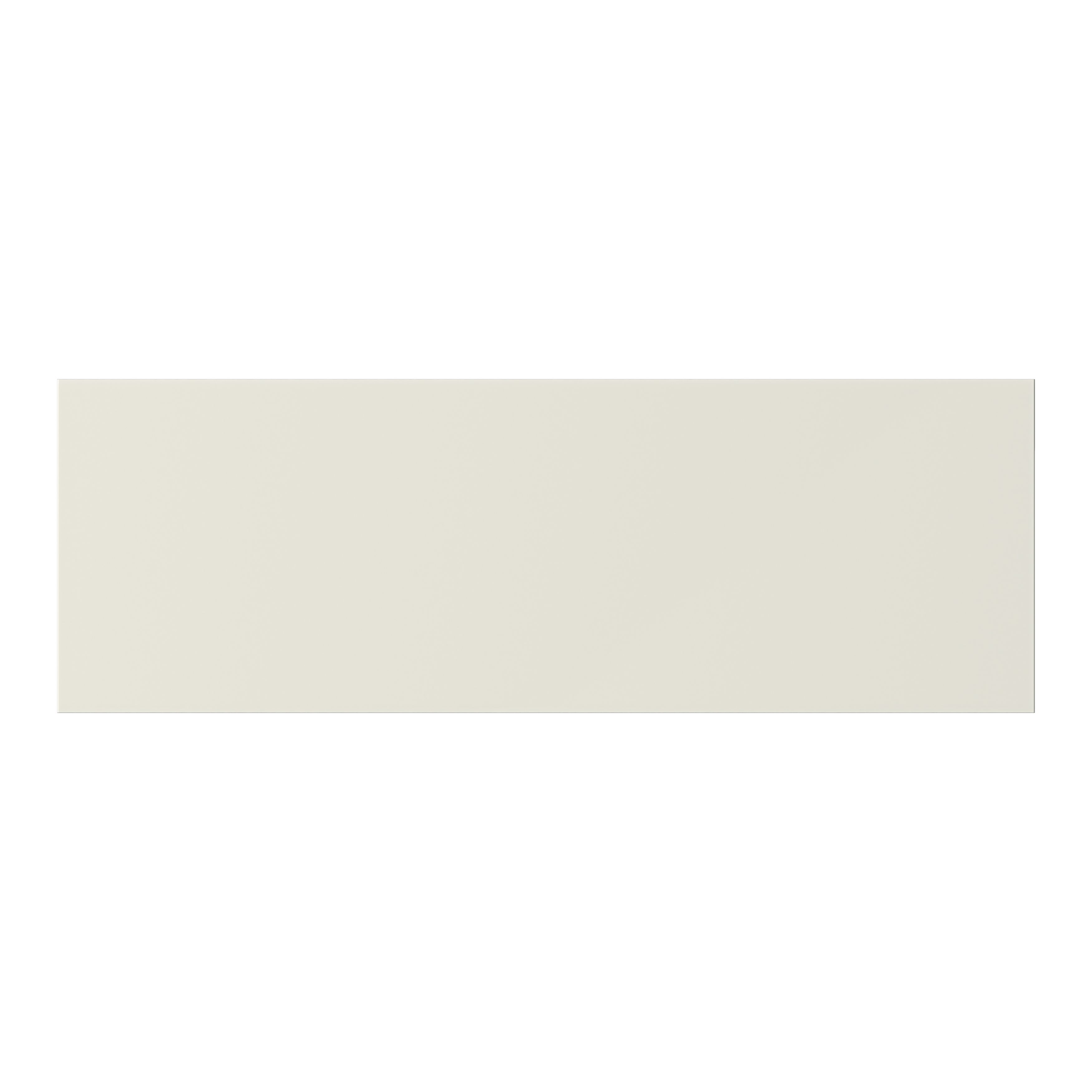 GoodHome Stevia Innovo handleless Gloss cream Slab Drawer front (H)340mm (W)997mm (T)18mm