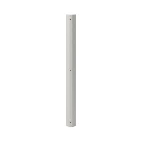 GoodHome Stevia Innovo handleless matt grey slab Standard Corner post, (W)34mm (H)895mm