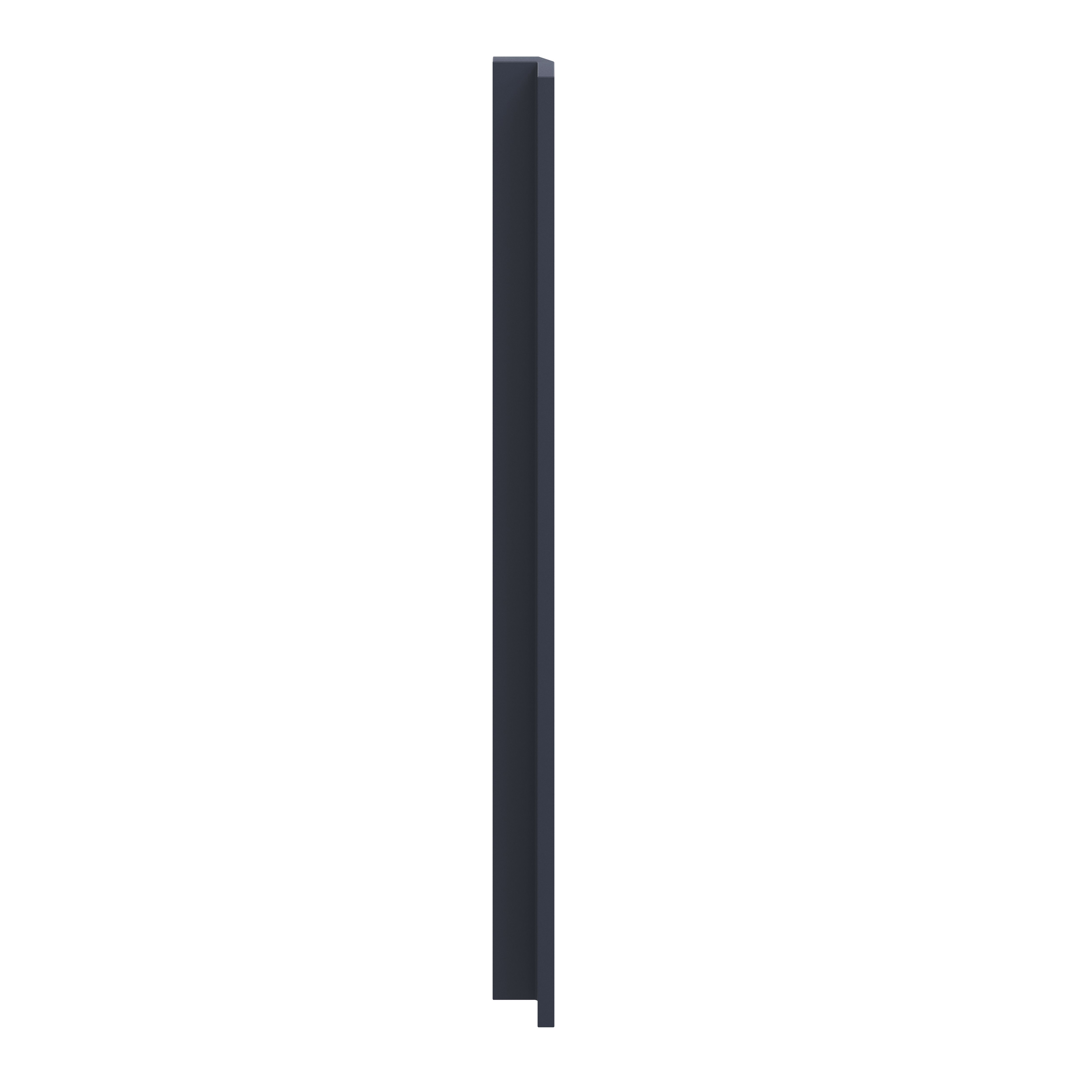 GoodHome Stevia Innovo handleless matt midnight blue slab Matt midnight blue Standard Corner post, (W)34mm (L)895mm