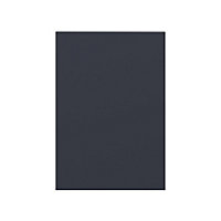 GoodHome Stevia Matt blue slab Highline Cabinet door (W)500mm (H)715mm (T)18mm