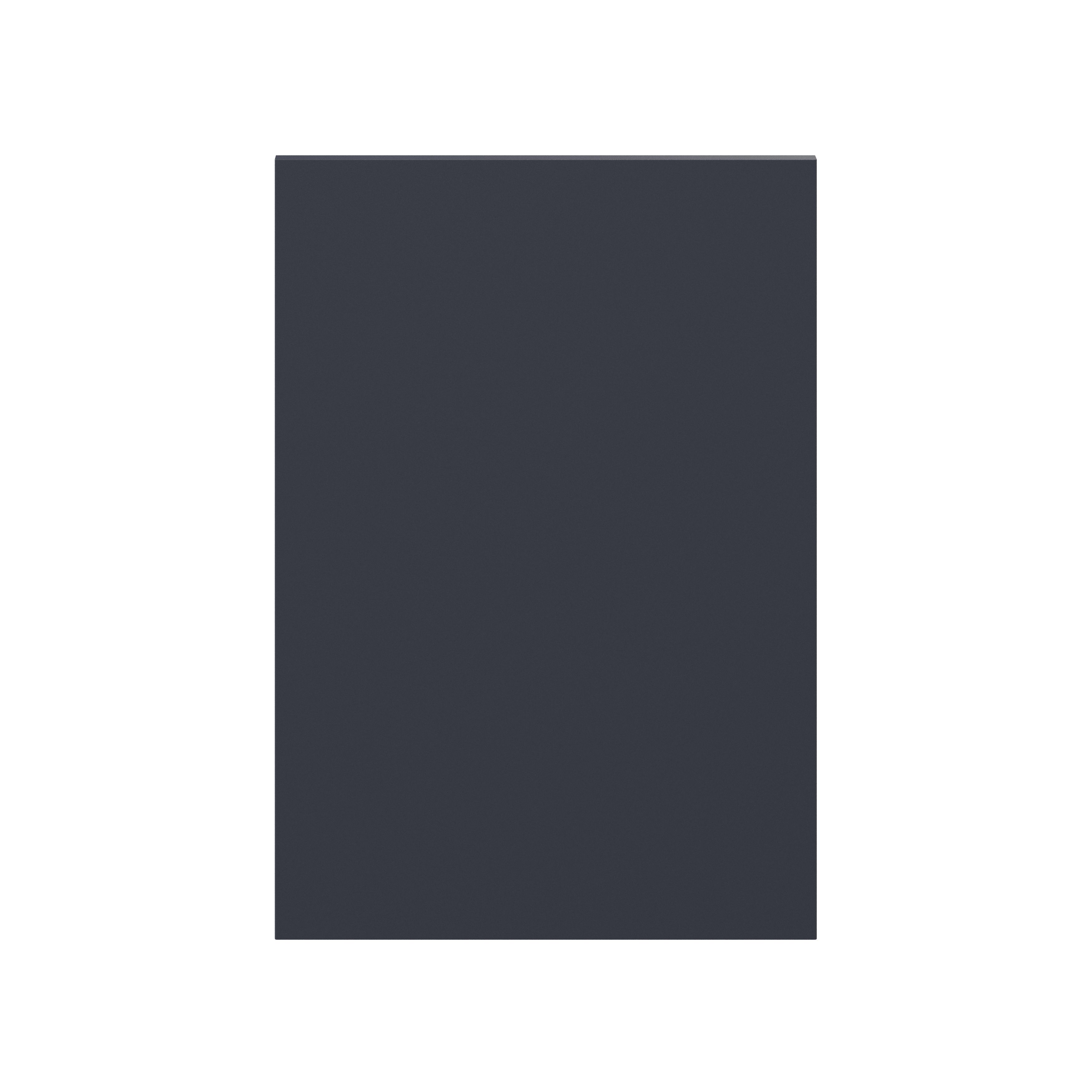 GoodHome Stevia Matt blue Slab Highline Cabinet door (W)500mm (H)715mm (T)18mm