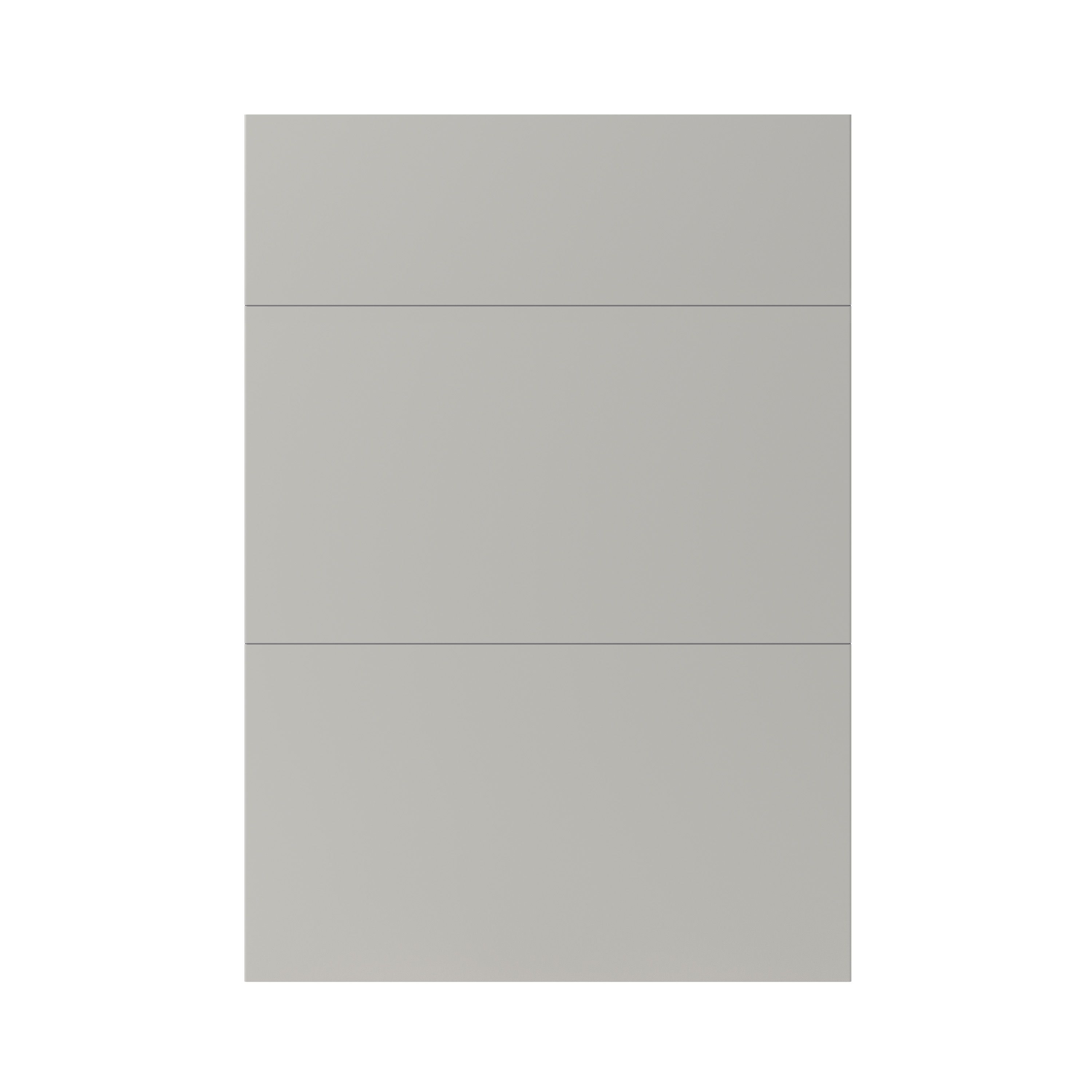 GoodHome Stevia Matt grey Drawer front, Pack of 1 (H)715mm (W)497mm (T)18mm