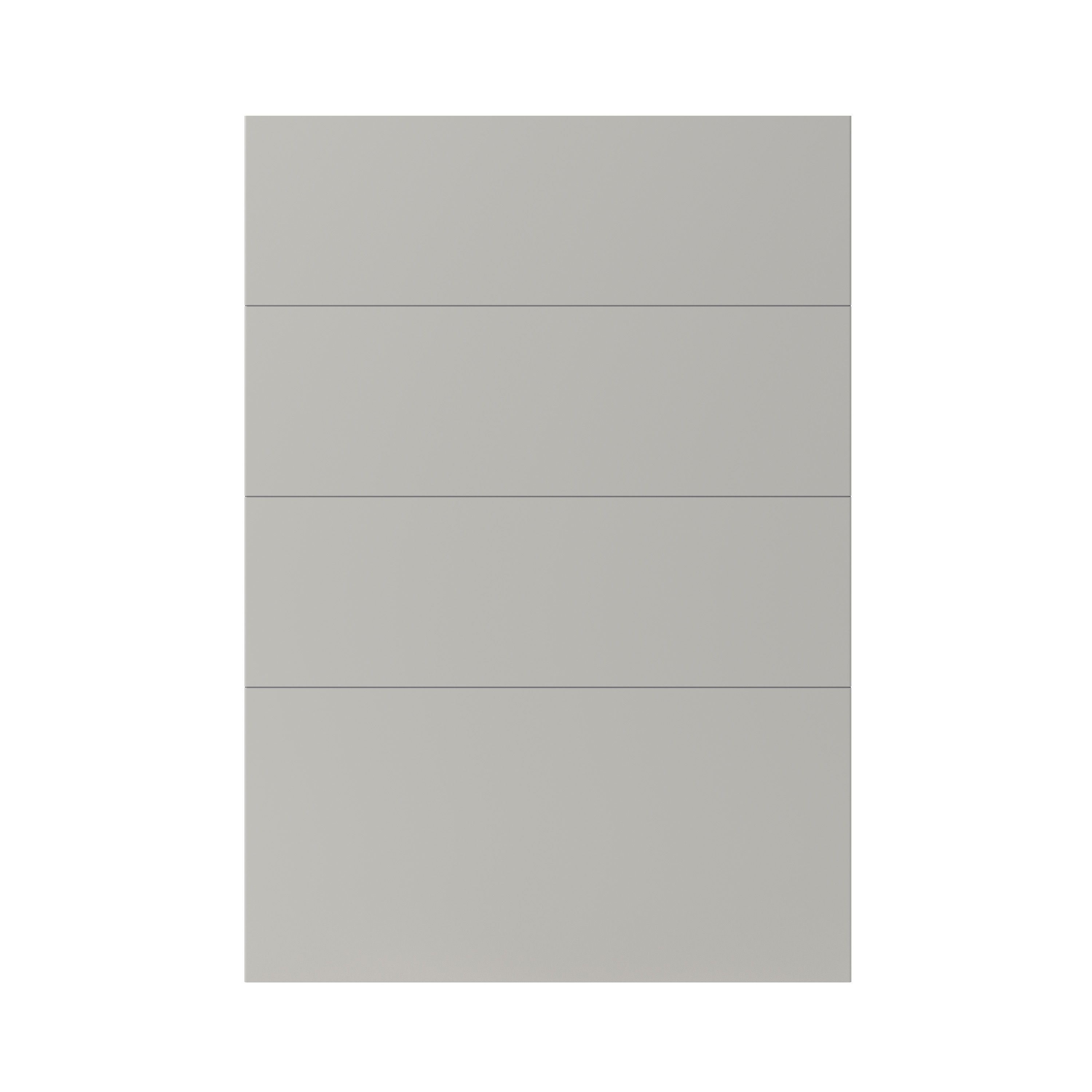 GoodHome Stevia Matt grey Multi drawer front (H)715mm (W)497mm (T)18mm