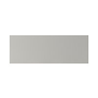GoodHome Stevia Matt pewter grey Drawer front, bridging door & bi fold door, (W)1000mm (H)356mm (T)18mm
