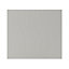 GoodHome Stevia Matt pewter grey Drawer front, bridging door & bi fold door, (W)400mm (H)356mm (T)18mm