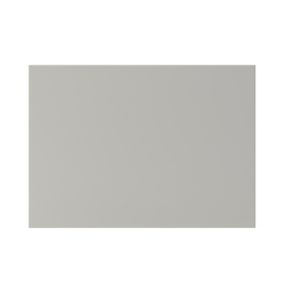 GoodHome Stevia Matt pewter grey Drawer front, bridging door & bi fold door, (W)500mm (H)356mm (T)18mm